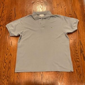 Lacoste light gray classic polo Sz xl